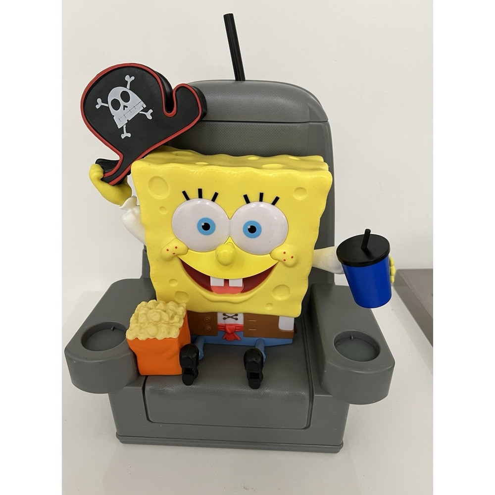 (J2/5)SpongeBob SquarePants Movie 2025 Popcorn Bucket And Cup Regal Cinema